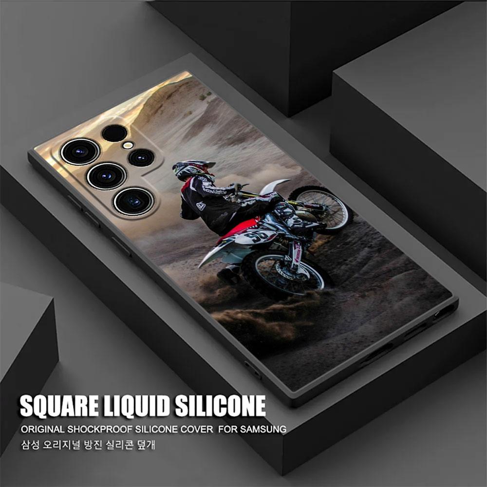 Motorbike Motocross Moto Cross Dirtbikes S26Ultra Case For Samsung Galaxy S26 S25 S24 S23 S20 S21 FE S22 Ultra Plus Phone Cover