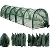 Túnel Plegable Largo de Instalación Rápida Flexible para Jardín, Pollo, Patos, Gansos, Conejos, Mascotas Pequeñas, Polluelos, Codornices