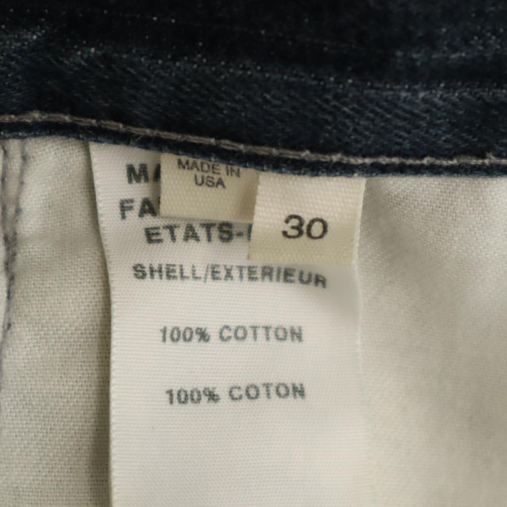 Helmut Lang Hergestellt in den USA Gerade Denimhose W30 Indigo Jeans Herren Gebraucht
