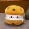 Simulated Cute Cake Series Doll Pillow Cherry Strawberry Cookies Birthday Cake Plush Toys Children's Gifts
