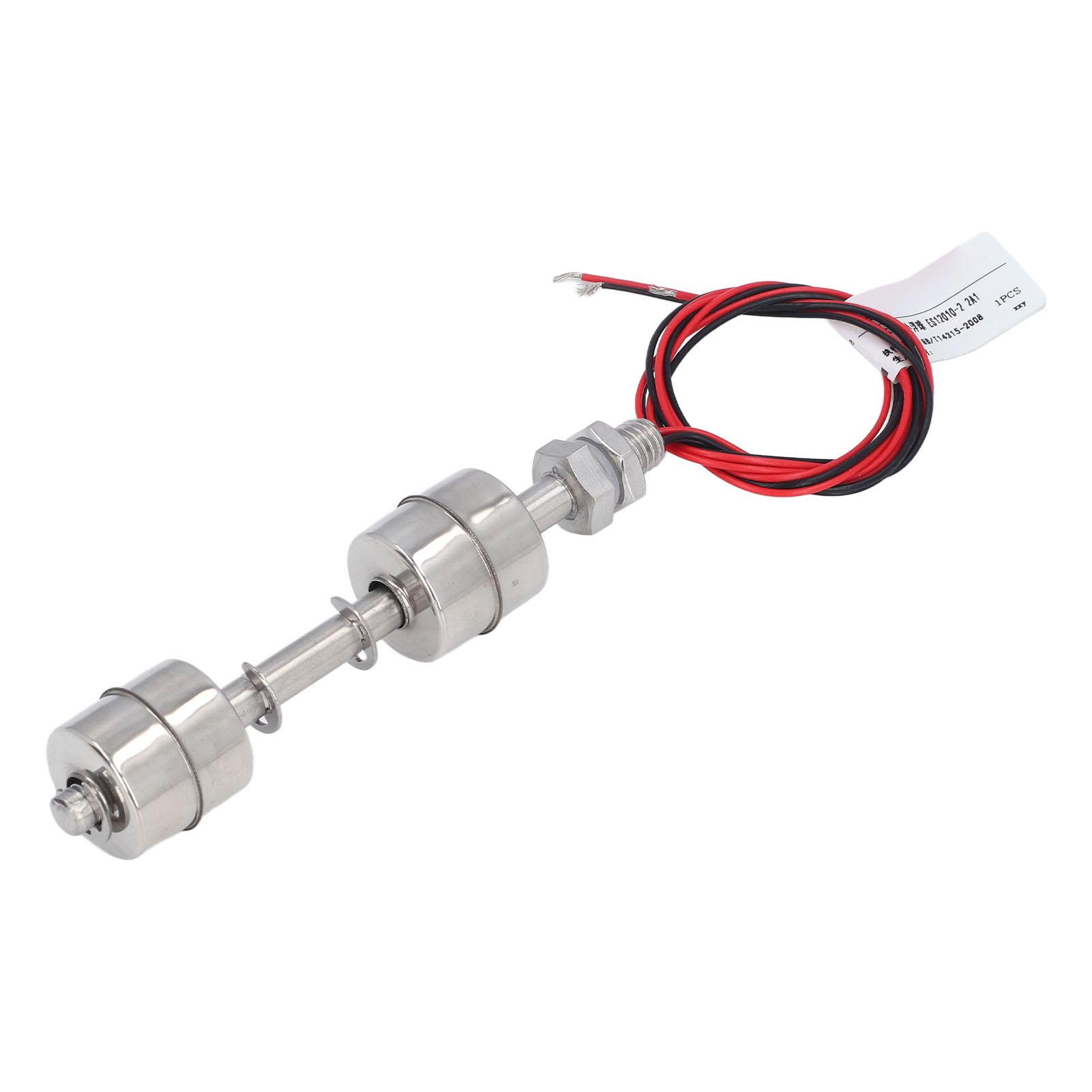 

Двойной шариковый поплавковый выключатель 120 мм из нержавеющей стали, поплавковый выключатель, регулятор уровня воды с проводом 400 мм