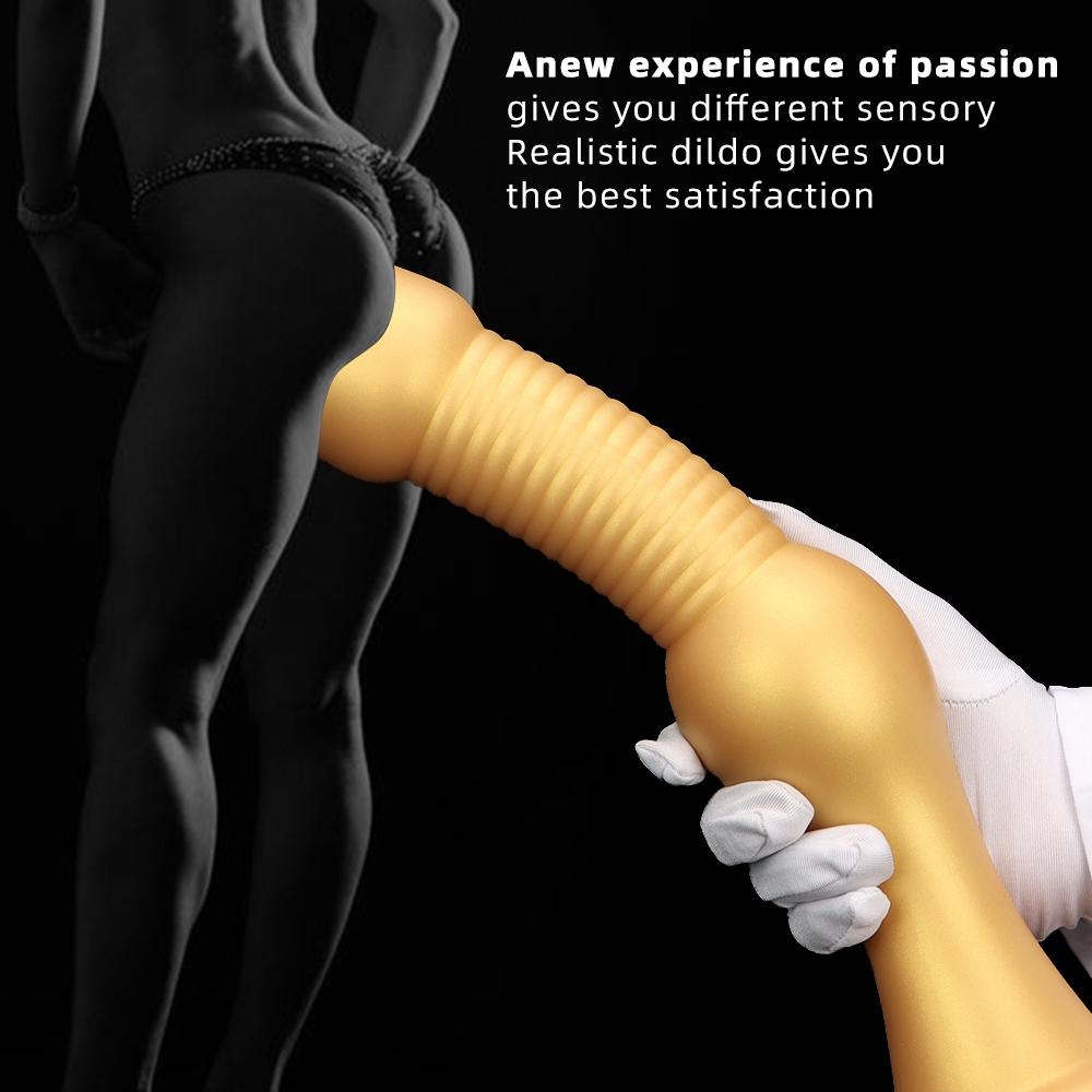 Gold Huge Anal Plug Big Butt Plug MoDi Dildo Sex Toys For Women Men Masturbators Anal Toys Vaginal Anus Dilator