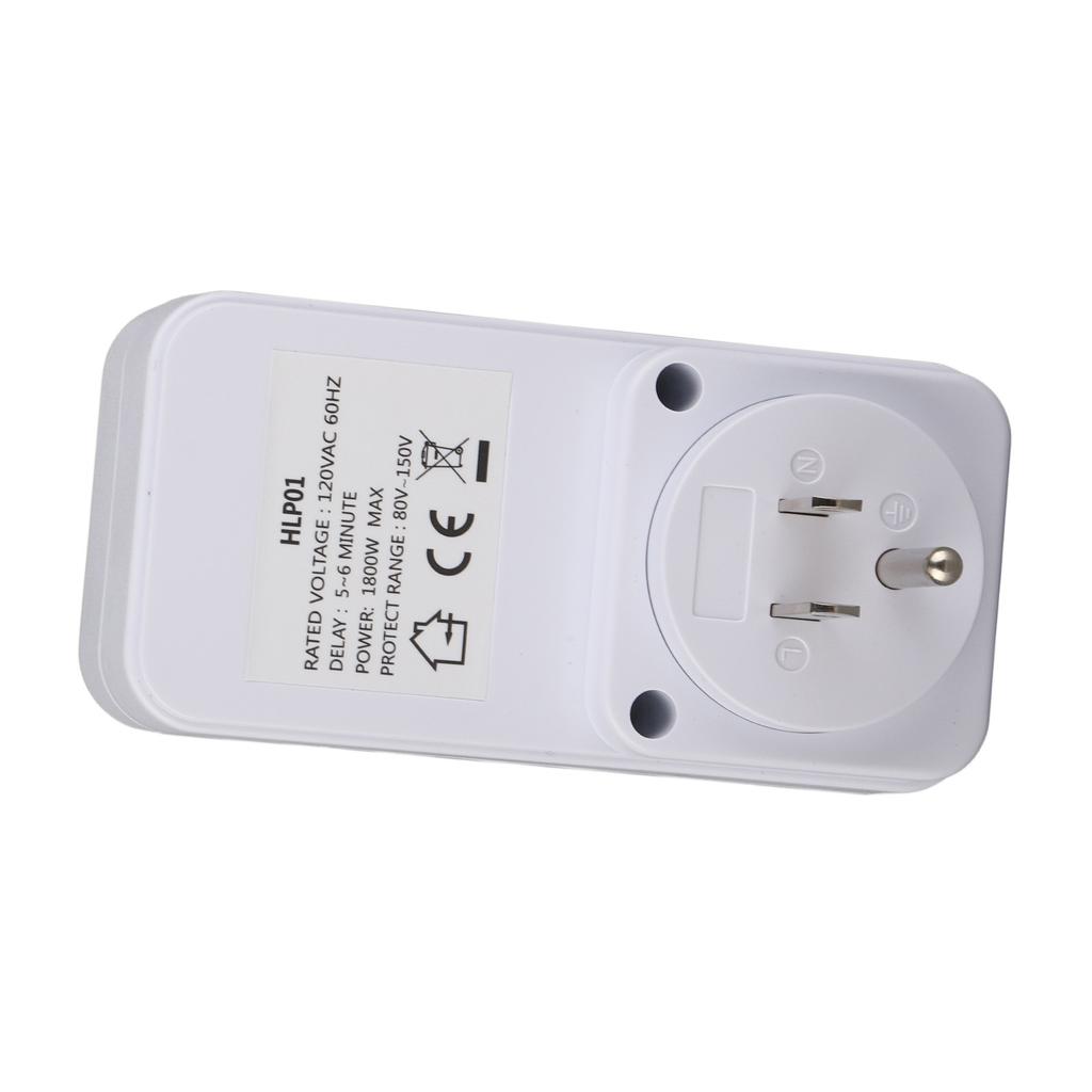 Refrigerator Voltage Protector PC Multifunctional US Plug AC 120V Refrigerator Protection Socket Prevent Accidents for Home
