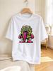 Unisex T Shirt Cool Slime Monster Print Summer Casual Soft Short Sleeve Fashion Top