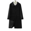 Women's Mid-Length Double-Sided Wool Coat, Petite & Plus Size, Autumn/Winter 2024 Collection