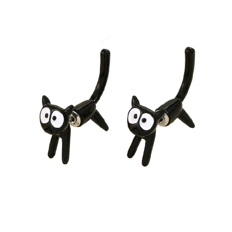 

Funny Cute Kitten Animal Stud Earrings for Women Kids Sweet Novel Stud Earrings 1