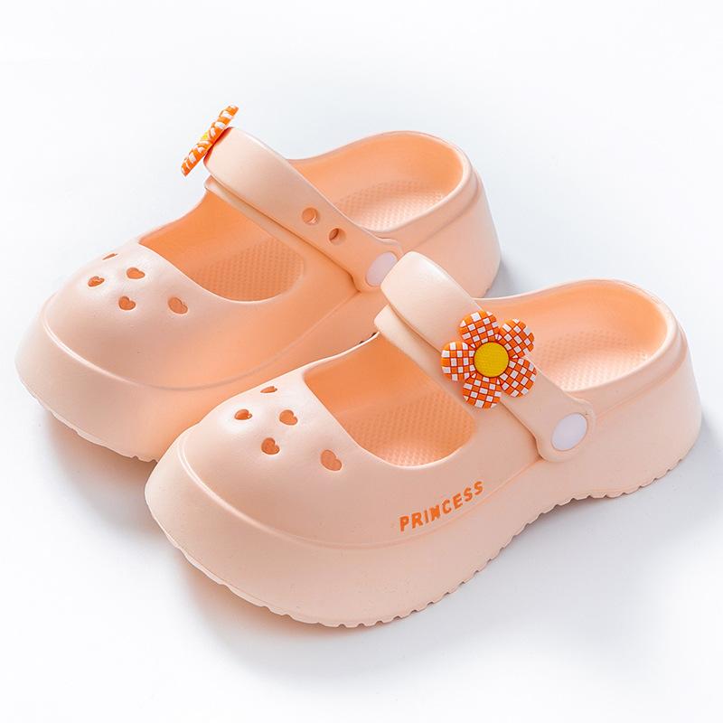 Fashion Baotou slippers for women summer thick-soled beach shoes non-slip EVA slippers outdoor beach sandals