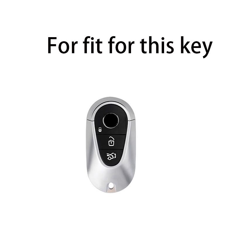 Tpu Transparent Car Key Case Cover For Mercedes Benz  C S Class W206 W223 S350 C260 C300 S400 S450 S500 Key Shell Protector
