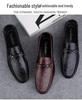 Men's Casual Cowhide Leather Loafers: Slip-On, Flat-Soled, Big Size, Spring Shoes