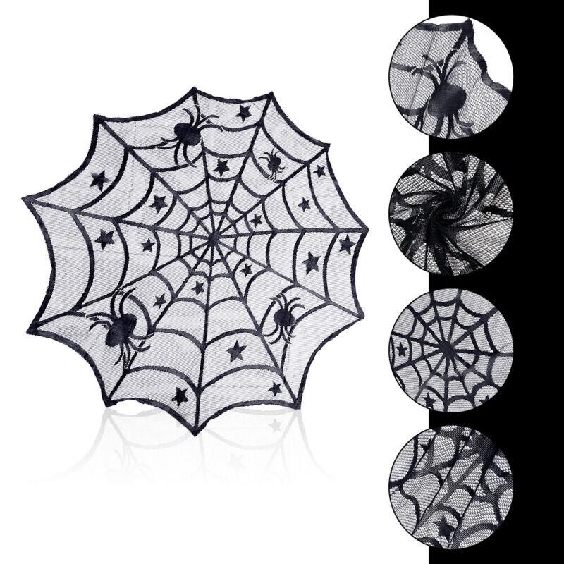 Halloween Creepy Lace Table Cloth Cover Window Door Net Party Dress Decoration
