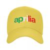Custom Punk Unisex Motorcycle Aprilias Racing Baseball Cap Adult Adjustable Dad Hat Unisex Women Sun Protection Snapback Hats