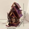 Halloween Decoration Haunted House Puzzles Wooden Home Decor DIY Spooky Model Desk