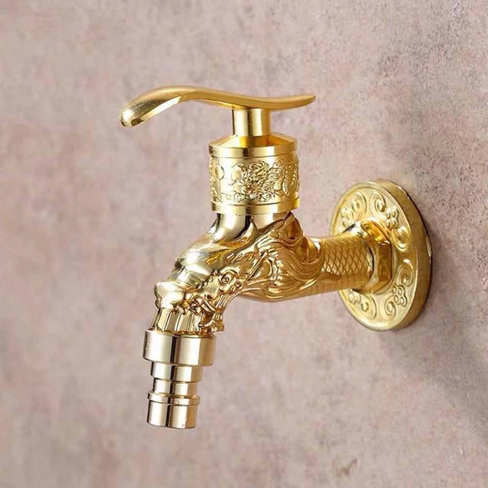 Antique Washing machine faucet Connector metal Mop Pool Cold Tap  Outdoor Garden Wash Basin Tap