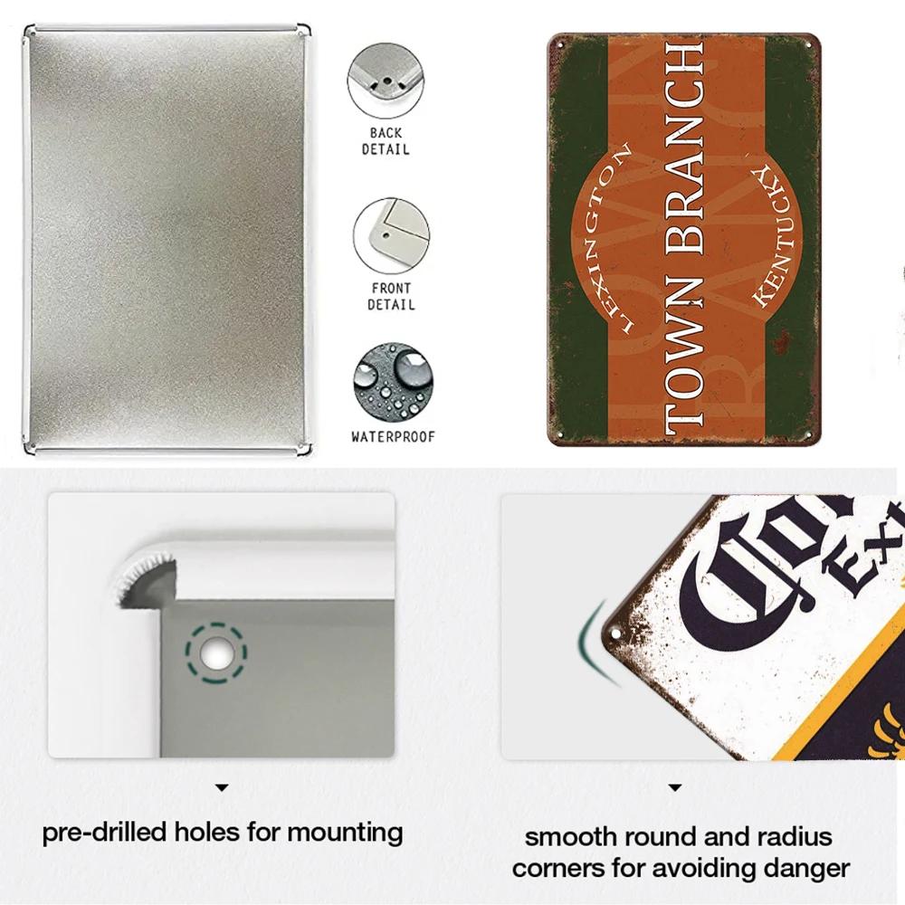 Whisky Marke Metallschild Blechschild Dekorative Plakette Metall Vintage Metall Posterplatte Irland Bar Kneipe Club Männerhöhle Wanddekor