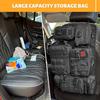 FUNY Tactical Car Seat Back Upgraded Tactical Vehicle Panel Organizer with 5 Removable Molle Universal Fit for Most Vehicles Organizer, Pouches,