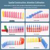 120-Piece Colorful Wooden Domino Set: Educational Toy for Early Childhood Development