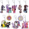 For The Amazing Digital Circus Ragatha Pomni Gangle Caine Jax Acrylic Selfmade Cute Cartoon Anime Keychain Pendant Toy Gifts 5cm