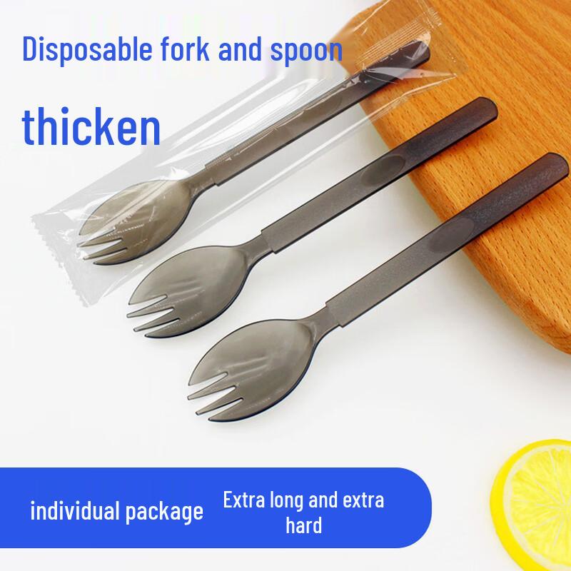 Individually Wrapped Disposable Plastic Spoons