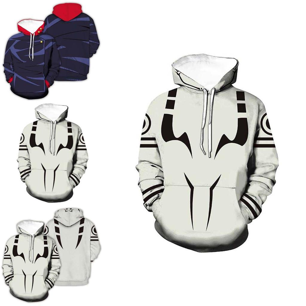 Stylish Jujutsu Kaisen Hoodies For Men Featuring Vibrant 3d Printed Design