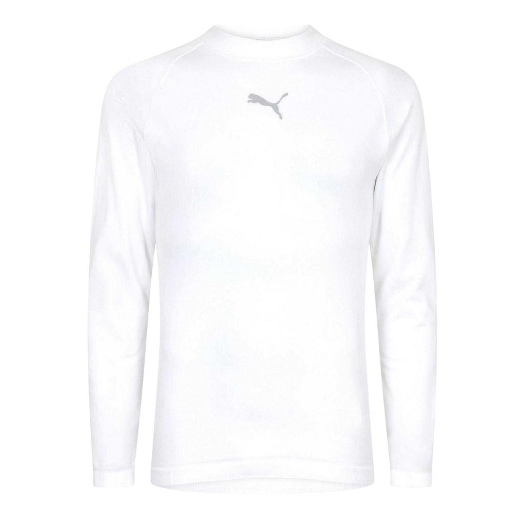 Puma Mens Logo Crew Neck Fitted Base Layer Top
