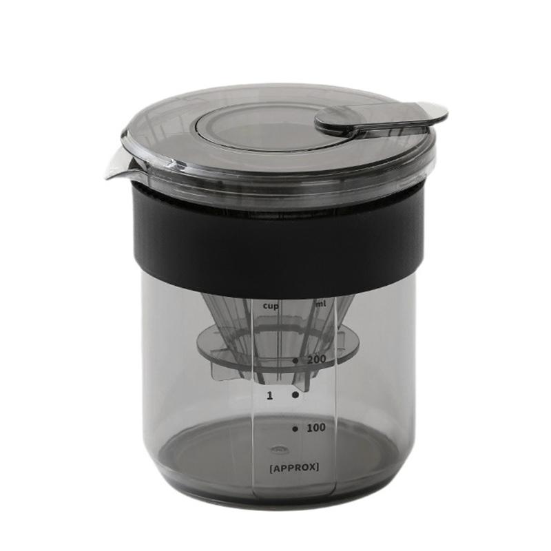 

Manual Coffee Grinder Brewing Dripper Set For Outdoor Use Precise Scale Marking Included 1