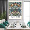 Nordic Posters And Prints Abstract William Morris Flower Leaf Bird Wall Art Canvas Painting Wall Pictures For Living Room Decor