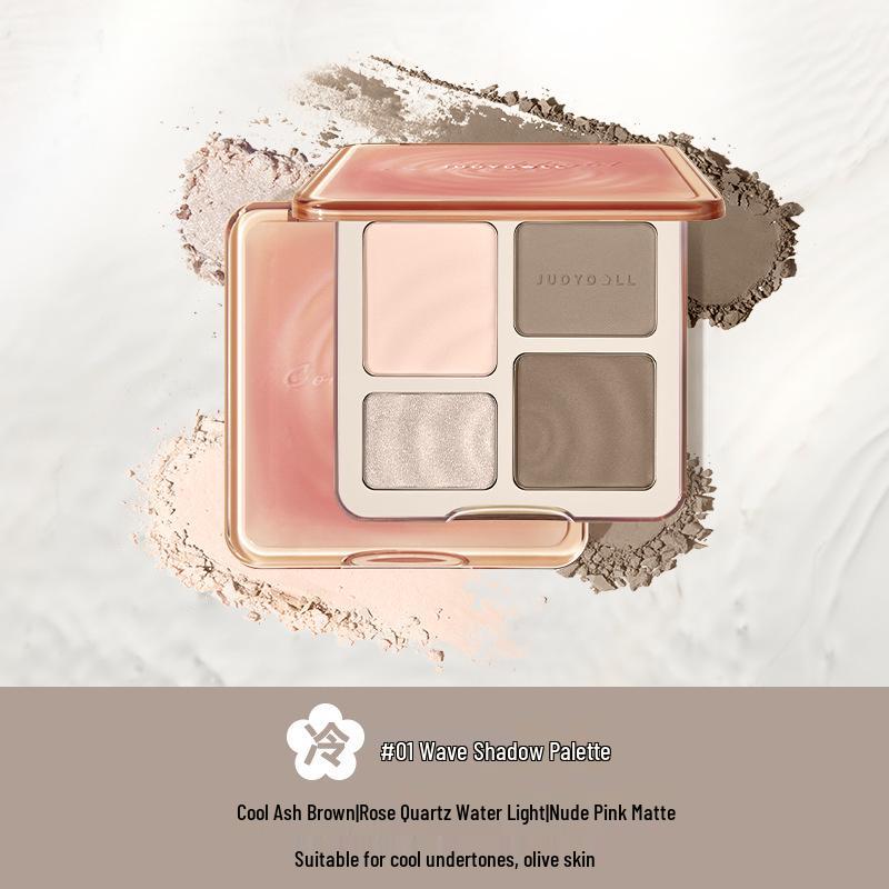 

Палетка теней для век Judydoll Highlighter & Contour 3D - Матовая и сияющая все-в-одном