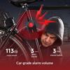 Car Bicycle Vibration Anti-theft Alarm, Outdoor Waterproof Remote Control Mountain Bike Large Volume Alarm