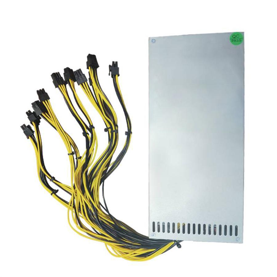 1800w GPU PSU Mining Power Supply Server for Ethereum BTC 10x6PIN 2U 175-240v