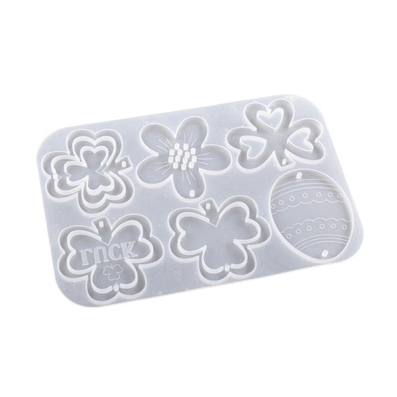 Resin Jewelry Molds Keychain Resin Molds Flower/Animal Silicone Molds for Resin Casting Pendants,Keychains,Earrings