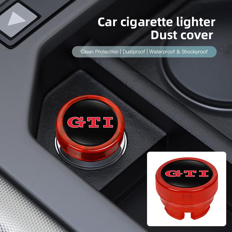 Car Cigarette Lighter Dust Cap Power Port Dustproof Cover Plug Tire Valve For VW Golf Tiguan Jetta Passat Polo Touran GTI Caddy