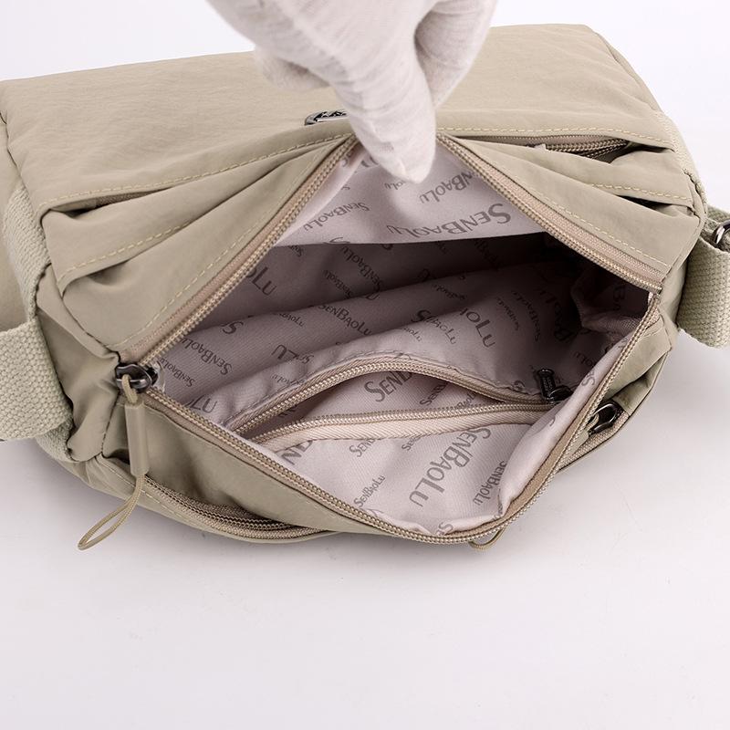 Ultra-lightweight Multi-layer Crossbody Bag, Women's Bag, Casual Single-shoulder Bag, Fabric Bag, Small Bag