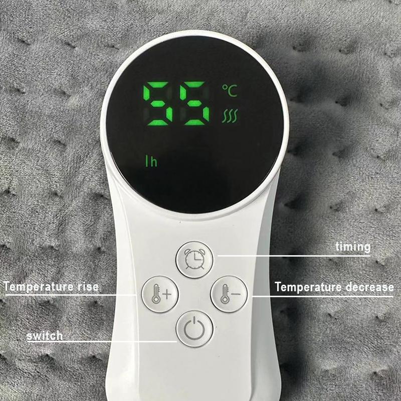 Household Heating Mat, Multifunctional Electric Heating Blanket, 9-speed Temperature Regulation, 4-speed Timed Portable Blanket