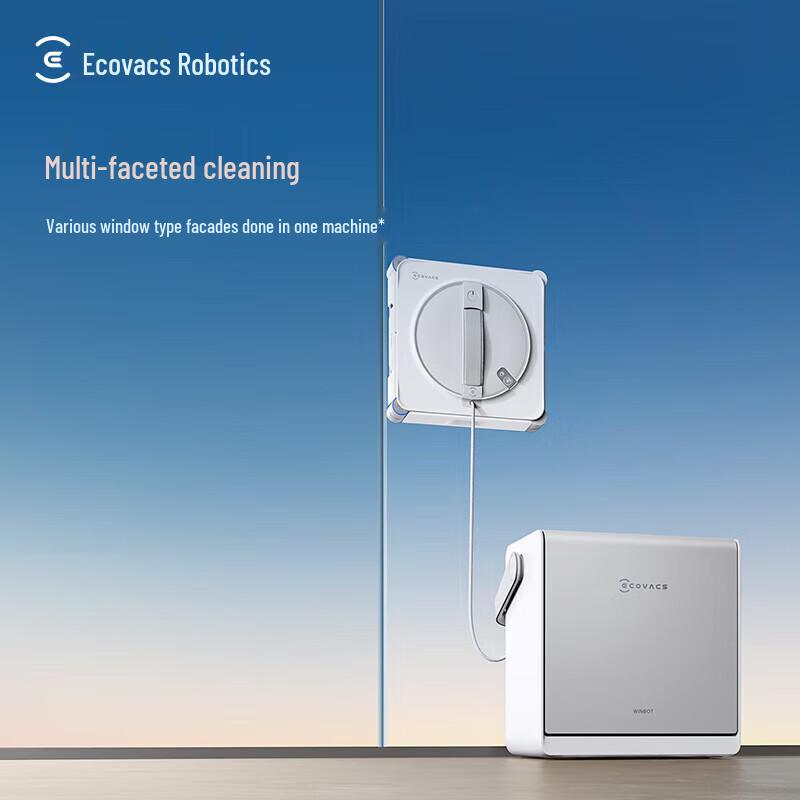 ECOVACS W2S Window Cleaning Robot with All-in-One Base Station