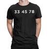Men 33 45 78 RPM Short Sleeve T-Shirt for Record & Vinyl Lovers T Shirts  Pure Cotton Tops Short Sleeve O Neck Tee Shirt