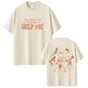 Robert Help Me Marcus The Worm Funny Meme Tshirt 2026 Summer New Mens Fashion Hip Hop Cotton Casual Short Sleeve Street Wear