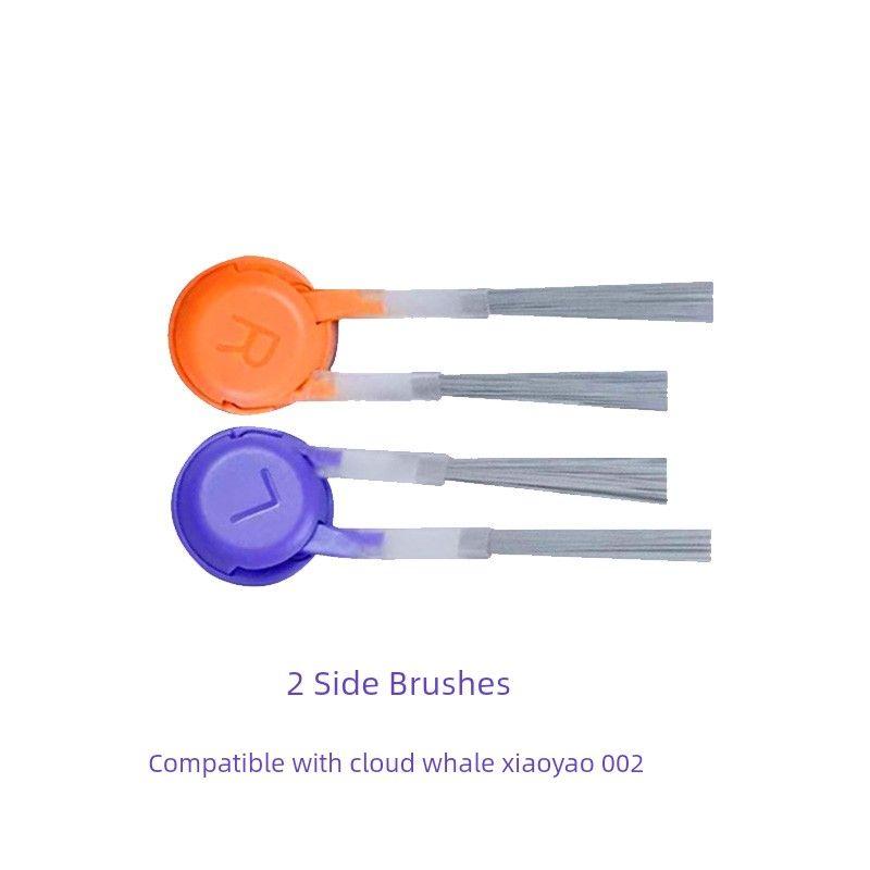 

Suitable for Yunjing Xiaoyao 002 Crawler Sweeping Robot Rolling Brush Filter Element Dust Bag Rag Side Brush Cleaning Solution 2 Side Brushes