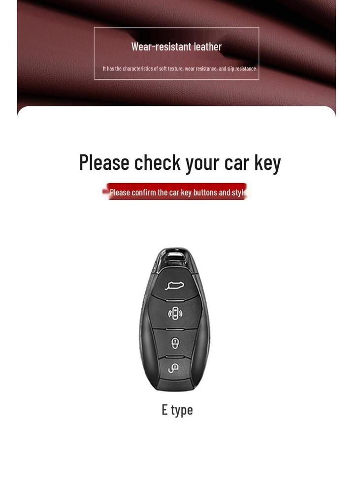 Customized Hongqi Key Cover for H5, HS5, H9, HS3, H6, EQM5 (2024 Models)
