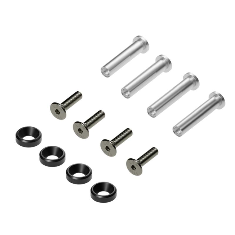 High Strength PC Cooling Fan Screws Universal Compatibility Toolless Installation for DIY Enthusiasts