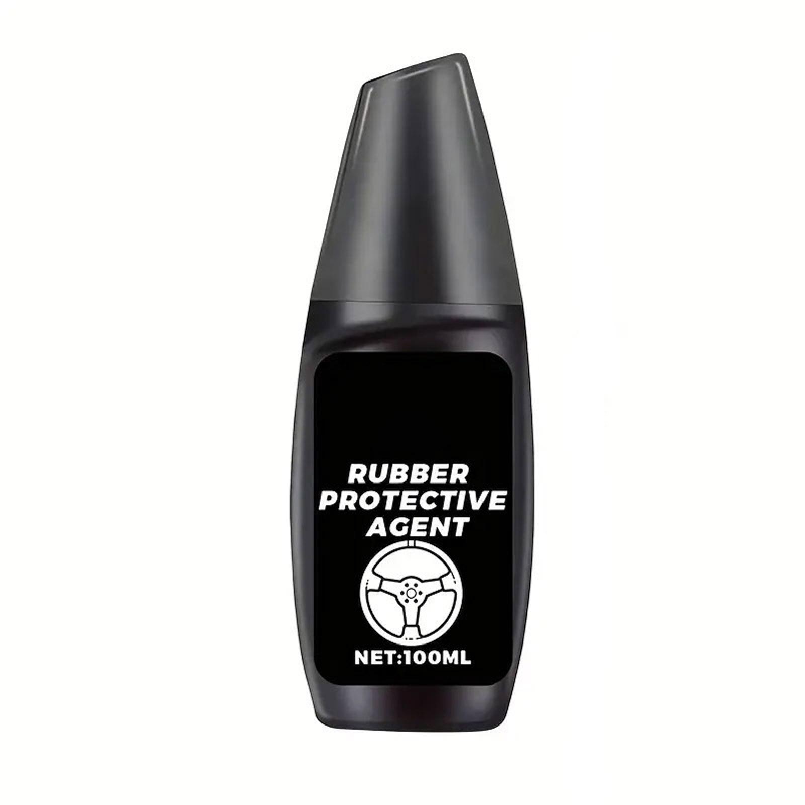 Rubber Protective Agent 100ml Car Sealant Softener for Window Door Seal Strips Anti-Aging and Crack Prevention Automotive Rubber Maintenance One Size