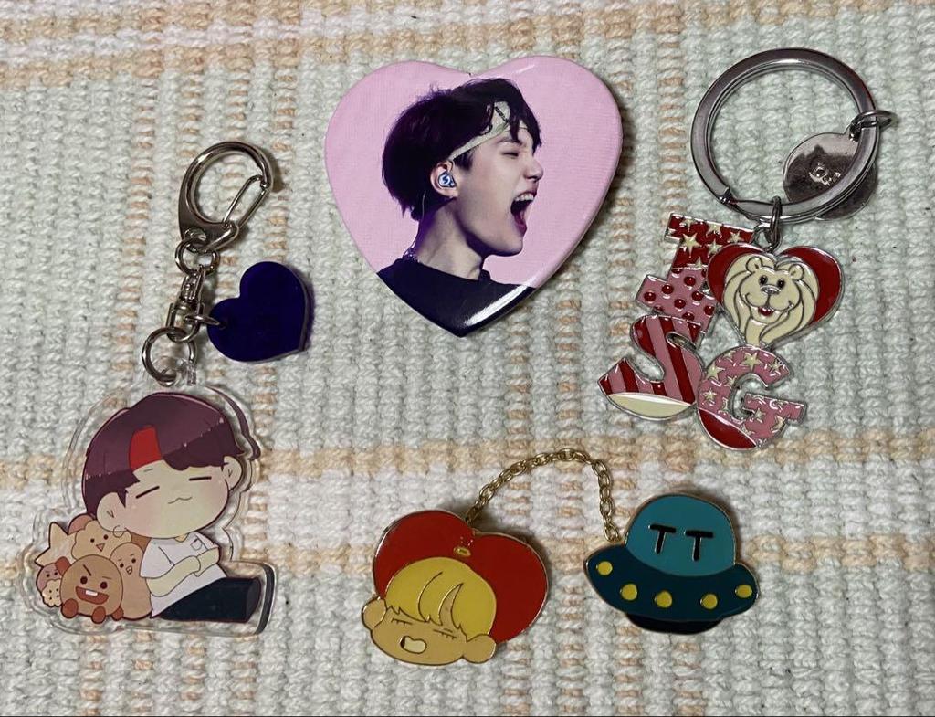 [USED] BTS SUGA Yoongi Official Strap Badge with Bonus