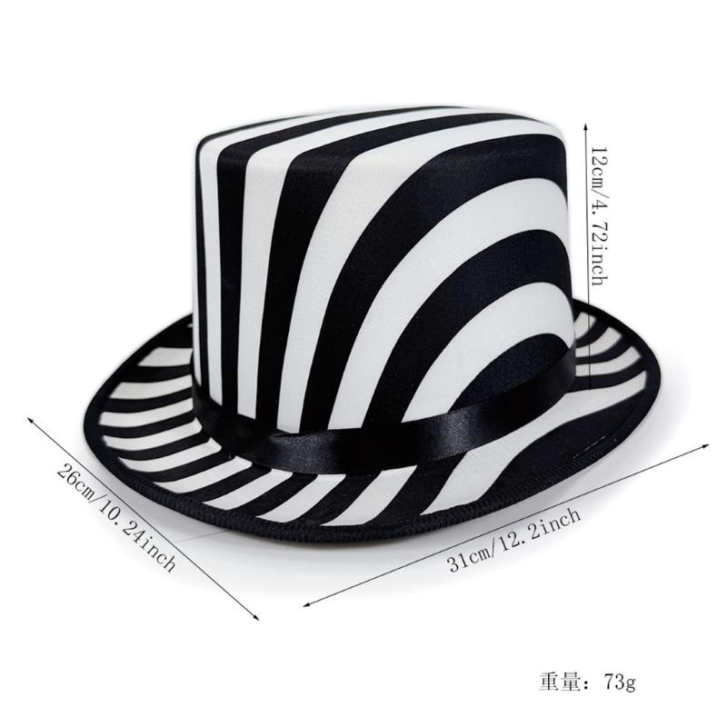 Unisex Checkered Jazz Cabaret Hat Soft Cotton Fabric Perfect For Themed Parties Event