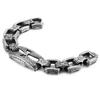 Fongten Vintage Muster Hohl Design Edelstahl Armband für Männer Qualität Romantik Leichtigkeit Modeschmuck Geschenke