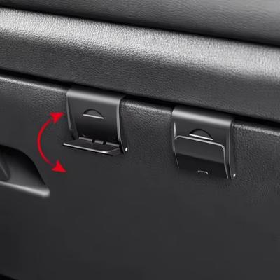 2Pcs Foldable Storage Hook - Black Car Storage Hook, Suitable for Most Vehicles, Lightweight and Durable