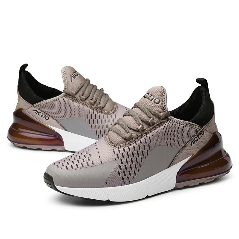 Foreign Trade Couple Versatile Fashion Cherry Blossom Powder Air Cushion Height Increase Running Shoes Breathable Casual Lightweight Non-slip Jogging