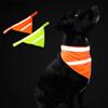 Hund Reflektierende Bandanas Haustier Dreieckiges Handtuch Schal Helle Farbe Polyester Lätzchen