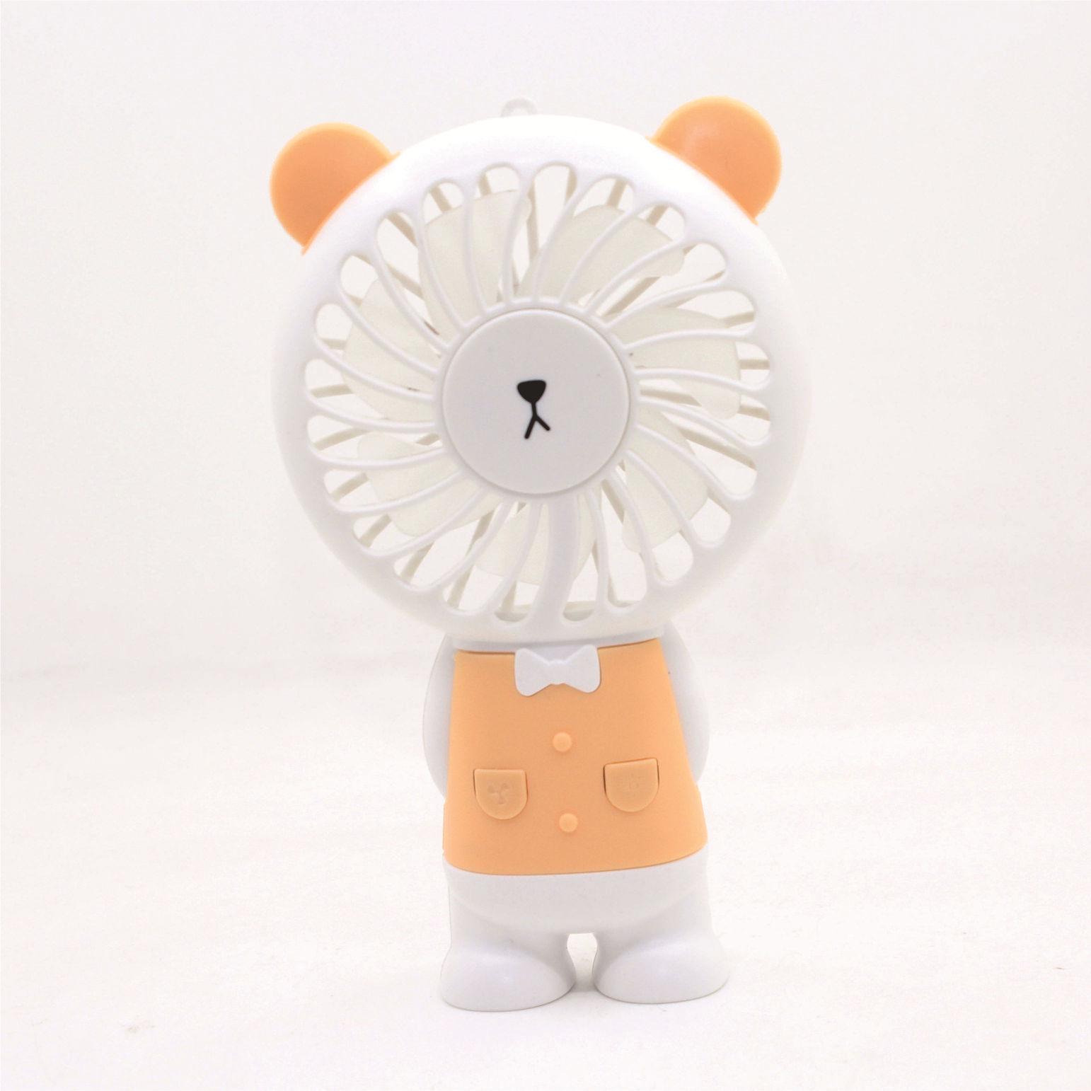 

Portable USB Rechargeable Mini Handheld Fan with LED Colorful Light Fan #5