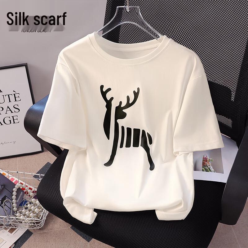 Women s Casual Colorblock Print Short Sleeve T-Shirt S