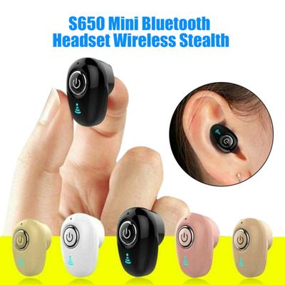 S650 Portable Mini Bluetooth-compatible 4.1 Sports Wireless Stereo Earphone In-Ear Earbud