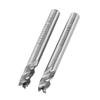 2pcs HSS 6mm 4 Flutes End Mill Metal Cuttting Engraving Milling Machine Bit CNC Tool